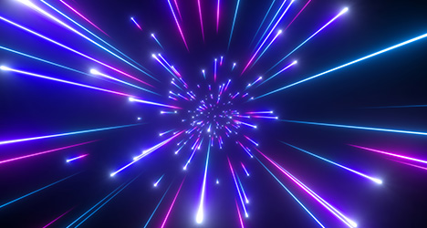 Abstract data visual